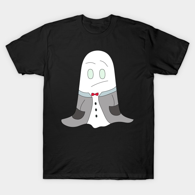 Cute ghost in tuxedo T-Shirt by mycko_design